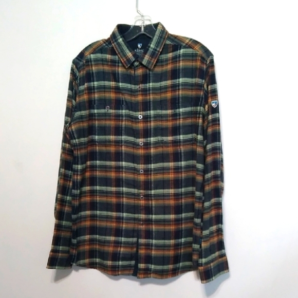 Kuhl- Men's Multicolor Plaid Button Down Shirt -Medium - Picture 1 of 7